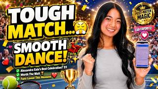 When the Match is Hard, But the Victory Dance is Smooth! Alexandra Eala