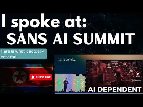 I Gave a Talk at SANS AI Summit on DPRK Insider Threats — Here's the Full Story