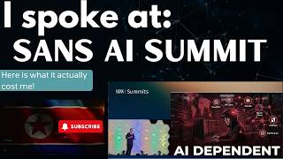 I Gave a Talk at SANS AI Summit on DPRK Insider Threats — Here's the Full Story