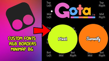 Gota.io | Sayo Script/Extension - Custom Font Selector, RGB Borders, Minimap Background & More! 🍢