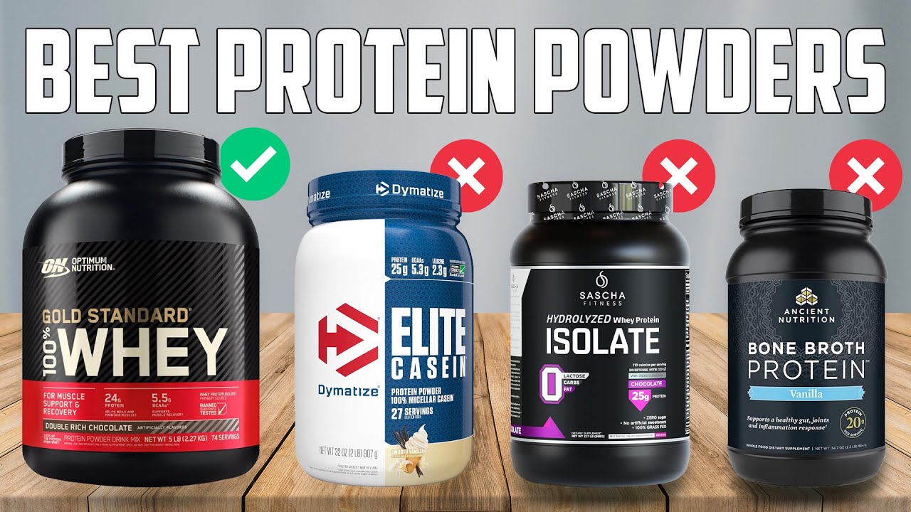 Top 6 Best Protein Powders 2024 [don't buy one before watching this] 