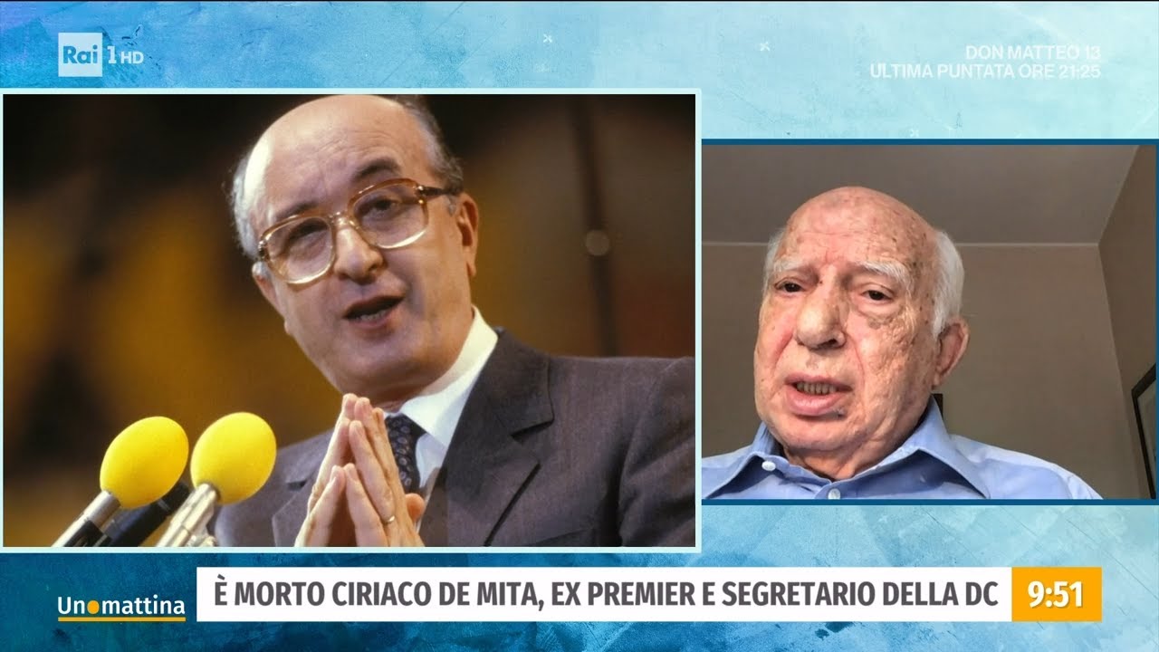 Addio a Ciriaco De Mita, ex premier e segretario della DC - 26/05/2022