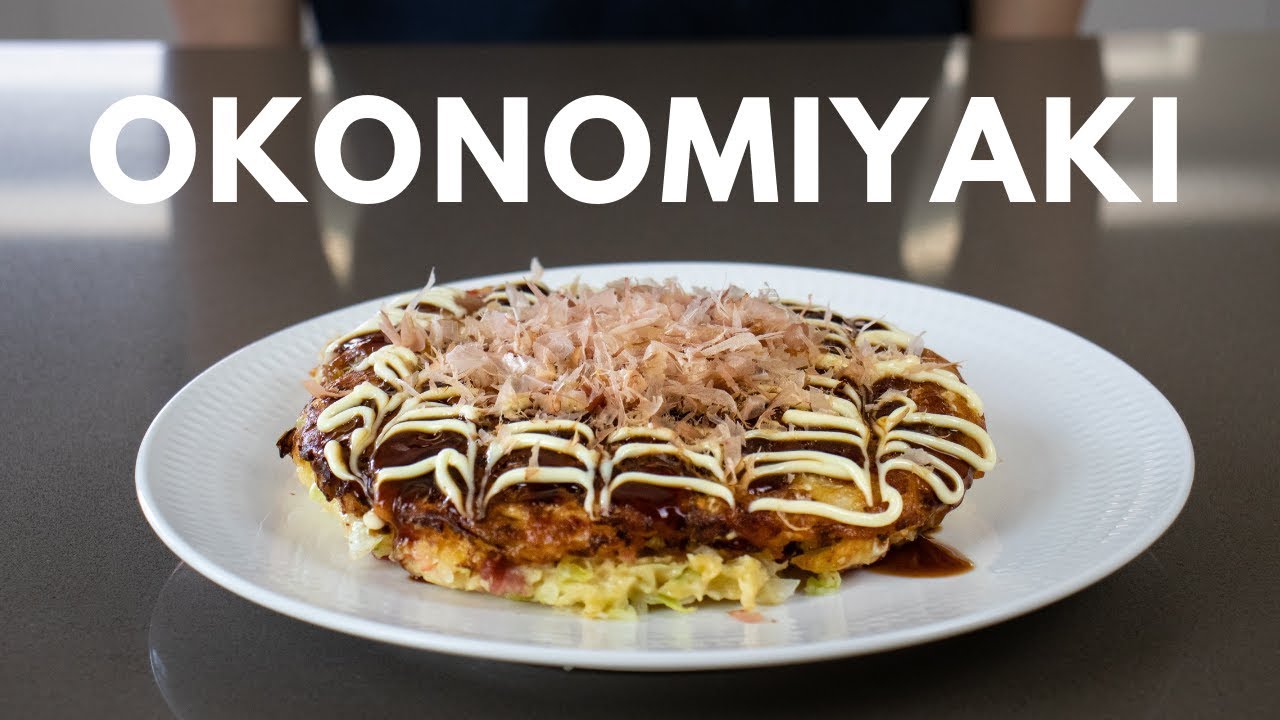 Download How to make Okonomiyaki at home (a SIMPLE Japanese street food recipe)