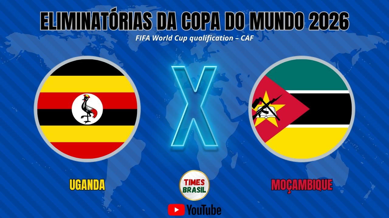 UGANDA vs MOÇAMBIQUE | Eliminatórias da Copa do Mundo | Uganda vs Mozambique | CAF (África)