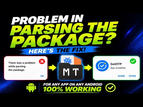 There Was a Problem Parsing the Package | FIXED in 2 Minutes!