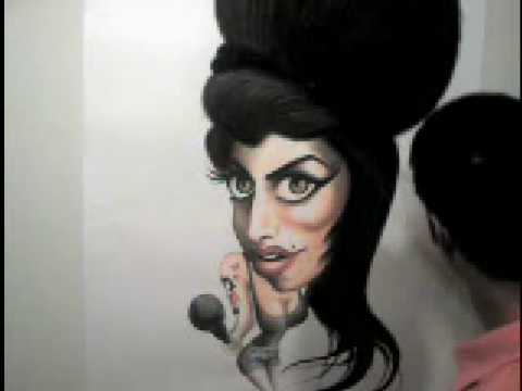 Amy Winehouse - Caricatura por Nathan - Chargemani...