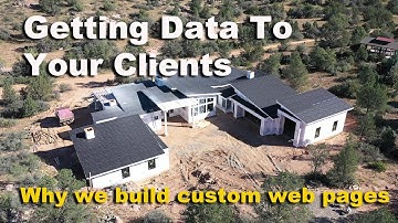 Drone Construction Progress Reports - Why Does AZ Drone Create Custom Web Presentations?
