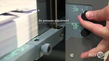 Duplo DF-1200 Tabletop Suction Folder with Optical Double Feed Detection