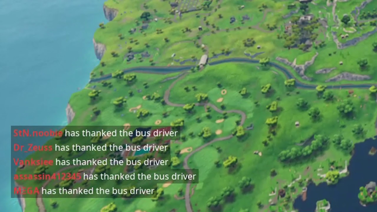 fortnite has added thank the bus driver meme - has thanked the bus driver fortnite