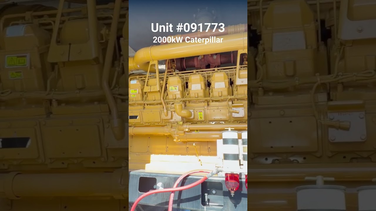 2000kW Caterpillar Diesel | Load Bank Test | Generator Source