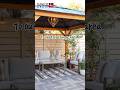 Backyard Gazebo Decorating Ideas | Affordable Backyard Makeover #shorts #outdoorliving #backyard