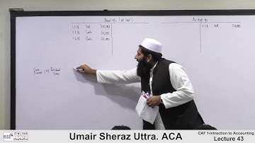 CA CAF 01 by Sir Umair Sheraz Lecture # 43