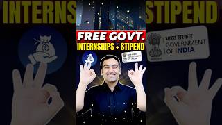 Top 3 Govt Internships in India ✅ #shorts