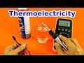 Thermoelectricity, Seebeck and Peltier Effect. Electricity Generation from Heat.