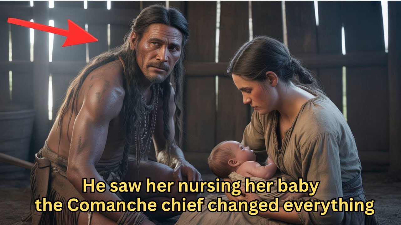 COMANCHE CHIEF FINDS A IMPRISONED WHITE WOMAN NURSING HER SON… AND MAKES A SHOCKING DECISION!