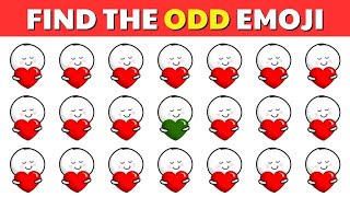 FIND THE ODD EMOJI OUT #076  | Odd One Out Puzzle | Find The Odd Emoji Quizzes