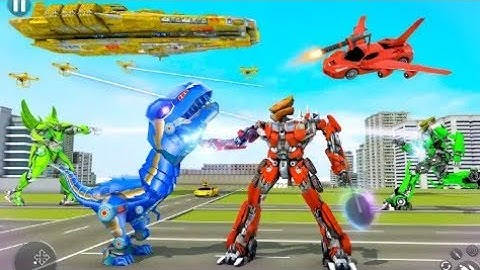 Tank Robot Car Game 2022  _ Robot Dinosaur Games #1 - Android Gameplay FHD