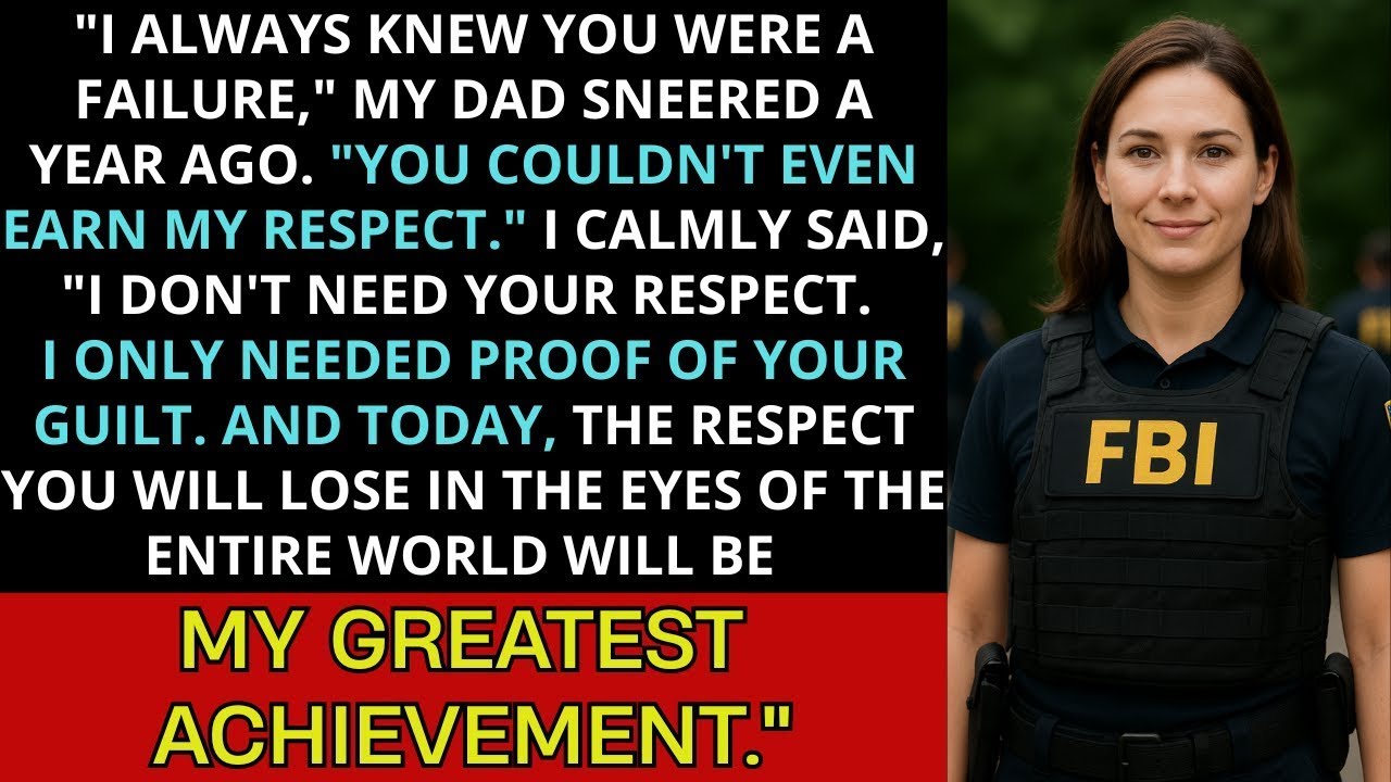 My Judge Father Called Me a Failure — Then I Led the FBI Raid on His Mansion