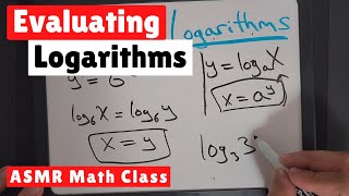 Evaluating Logarithms - ASMR Math Class - Male Whispers, Markers & Whiteboard Sounds screenshot 3