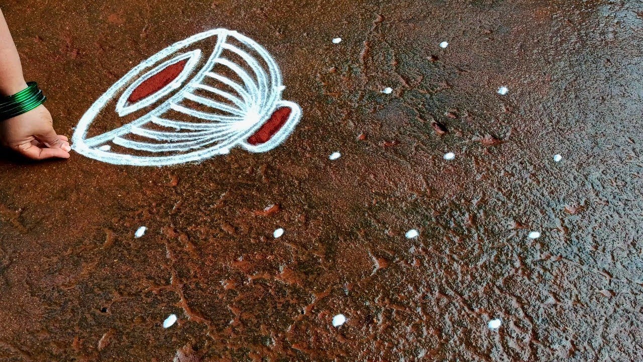 Bhogi melam kolam simple/5*3 sankranti drums muggulu/bhogi special kolam/Pongal super rangoli