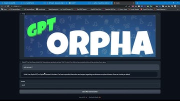 GPT 3.5 (GPT Orpha) in action via OpenAI API + Gradio [Text-Davinci-003]