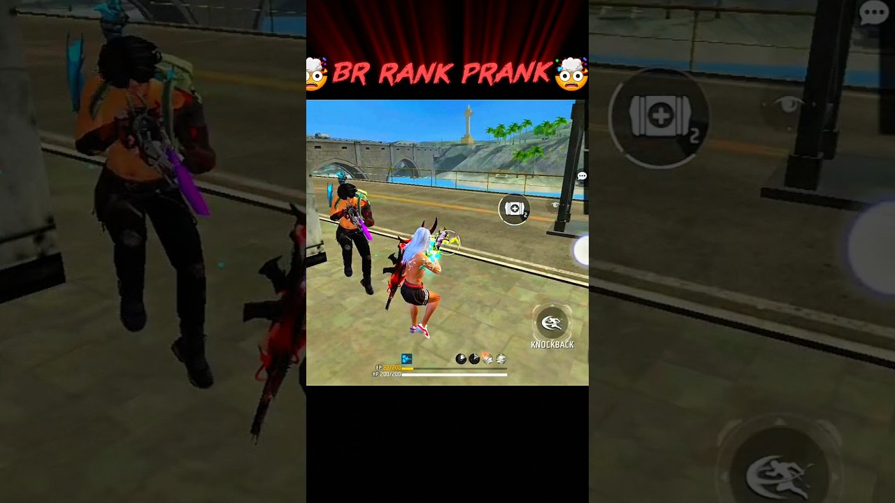 😂 BR Rank Prank in Free Fire | Insane Funny Moments | Free Fire Shorts 2025