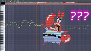 How does Mr Krabs sound like - MIDI ART