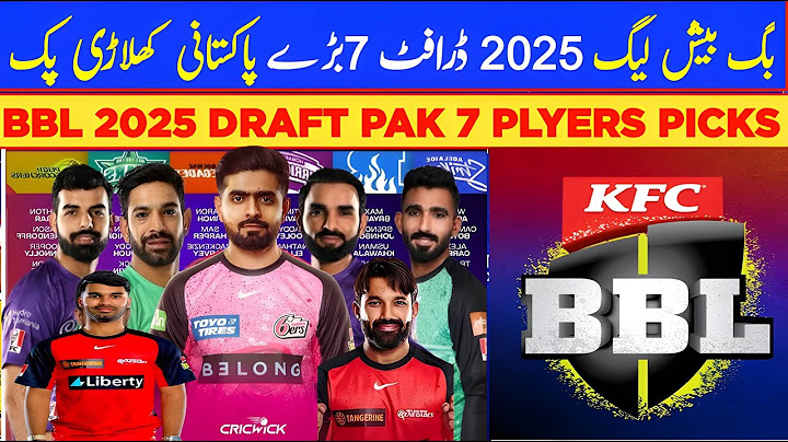 Big Bash League 2025-26 Draft | 7 Big Pakistani Players Picked! 🇵🇰💥|BBL 25-26|Supersport786