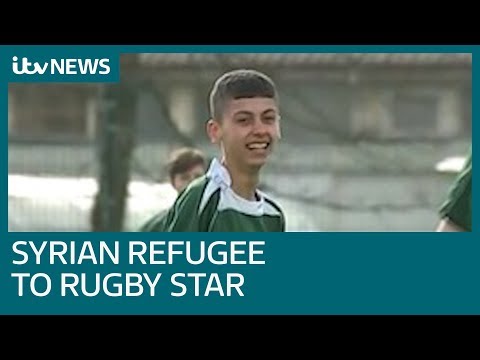 How one Syrian refugee became a Welsh school's rugby star | ITV News