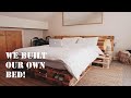 We built our own bed out of re-cycled pallets!