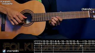 Video thumbnail of "Si tu me Olvidas - Albazo Ecuatoriano Tutorial Guitarra"