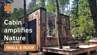 Brothers build boreal utopia of openroof cube cabins in nature