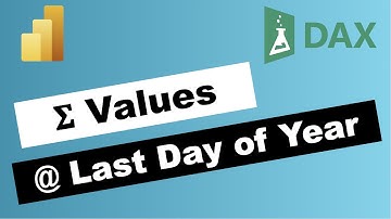 Power BI DAX Function ClosingBalanceYear to Capture Values on the Last of Year