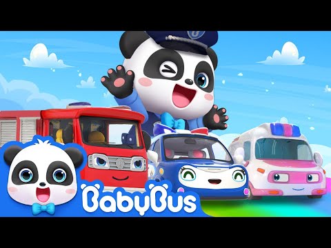 Super Rescue Team in Surprise Eggs | Fire Truck, Police Car | Kids Song | Kids Cartoon | BabyBus