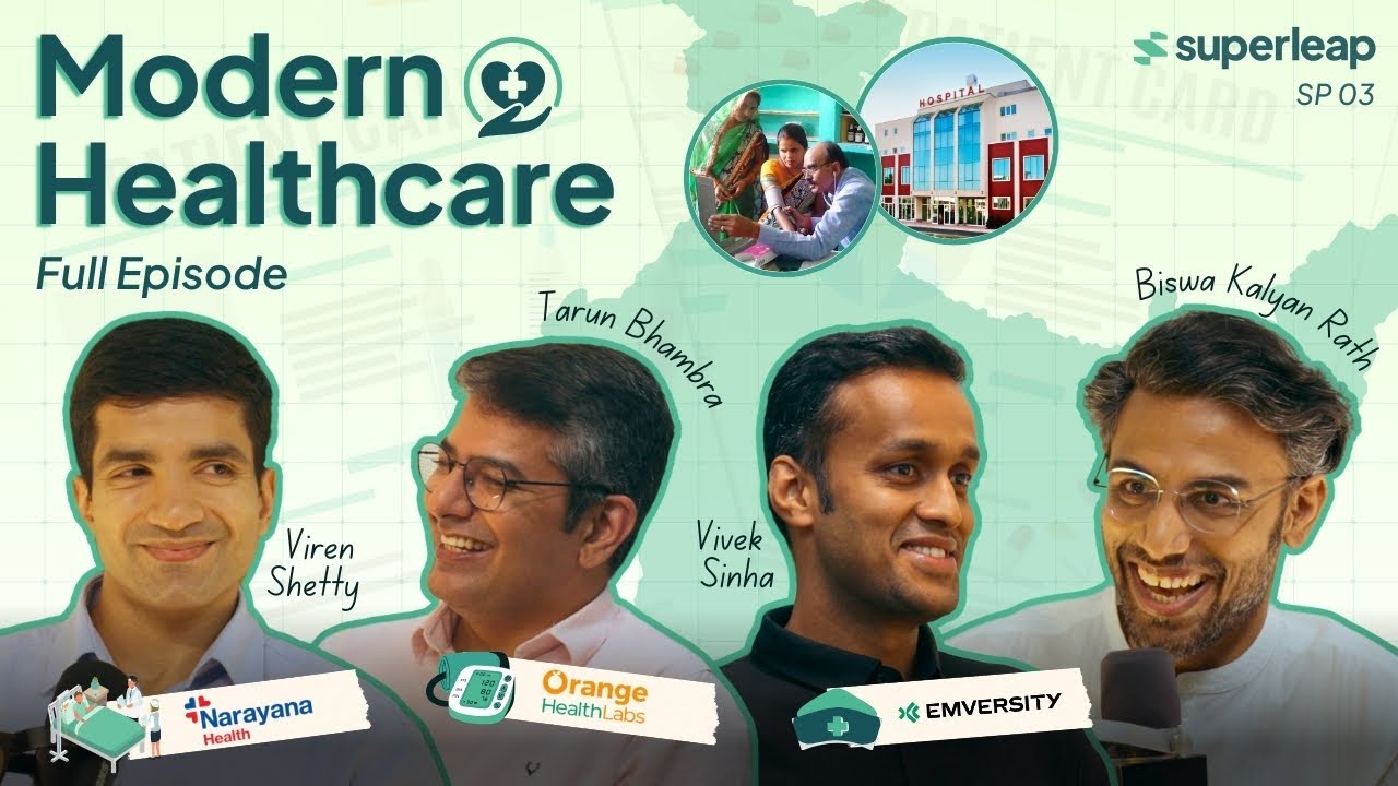 Modern Healthcare | Superleap Podcast ft. Viren Shetty, Tarun Bhambra, Vivek Sinha 🎙️ Biswa | Ep 03