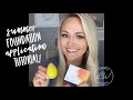 Summer Foundation Makeup Tutorial using LimeLife by Alcone Foundation