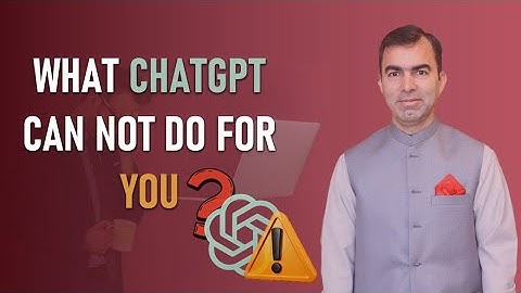 What ChatGPT can NOT do for you while writing your research paper or Thesis || Kokab Manzoor
