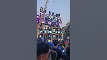Sound horeg renteng renteng naik truk besar