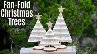 Fan Fold Christmas Trees