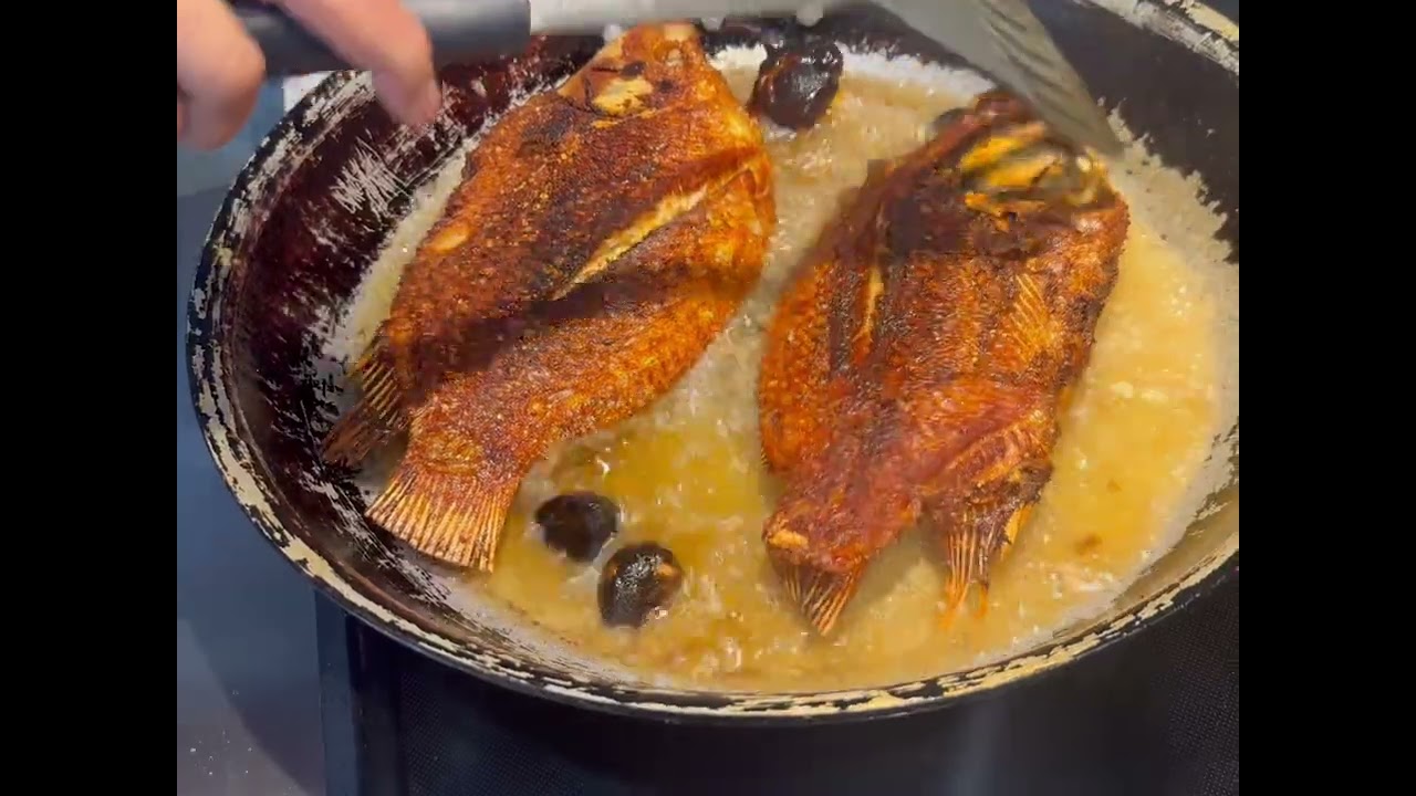 Two types of fried fish !