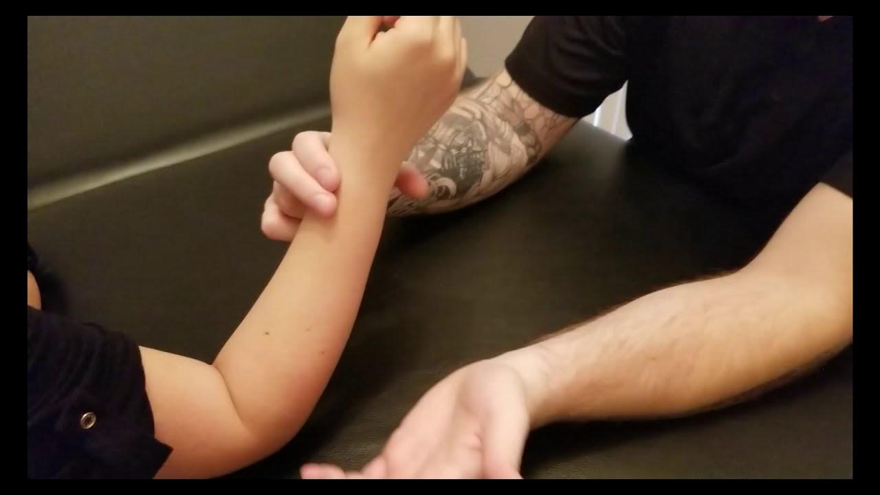 Manual Muscle Test & Lengthening - Brachioradialis - YouTube
