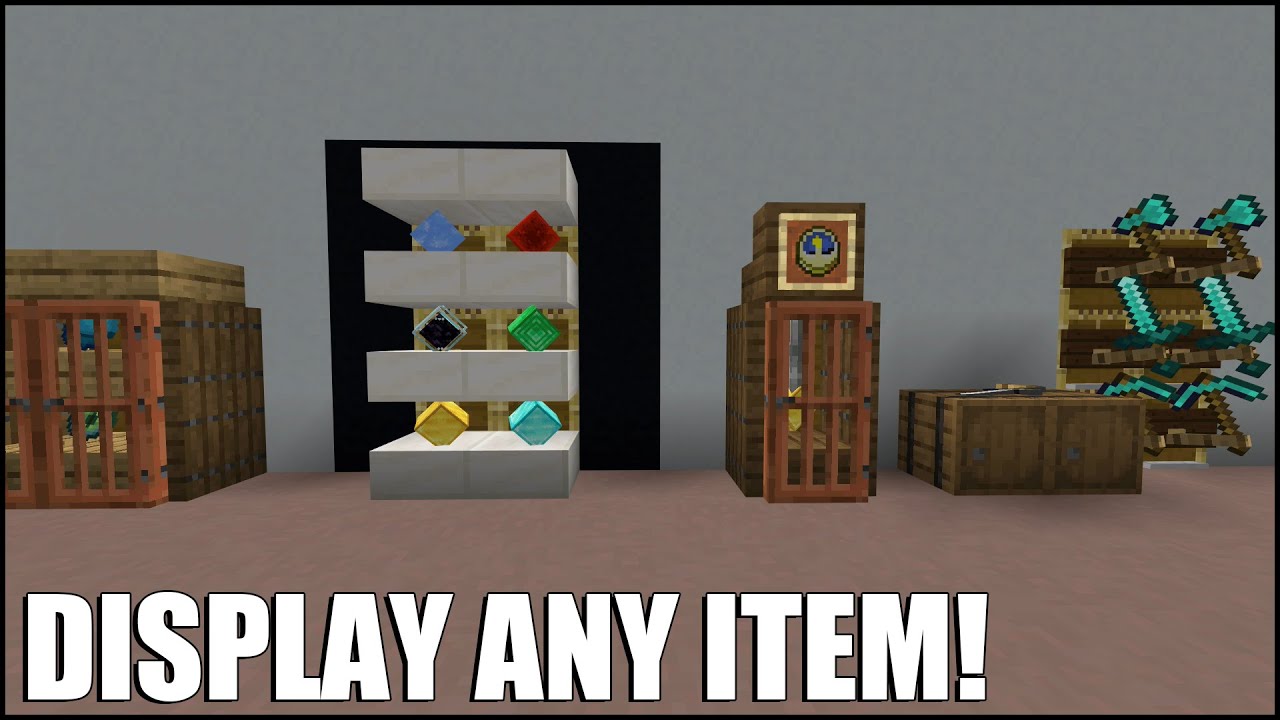 Display Any Item In Minecraft Bedrock, How To Make Honeycomb Shelves In Minecraft Bedrock