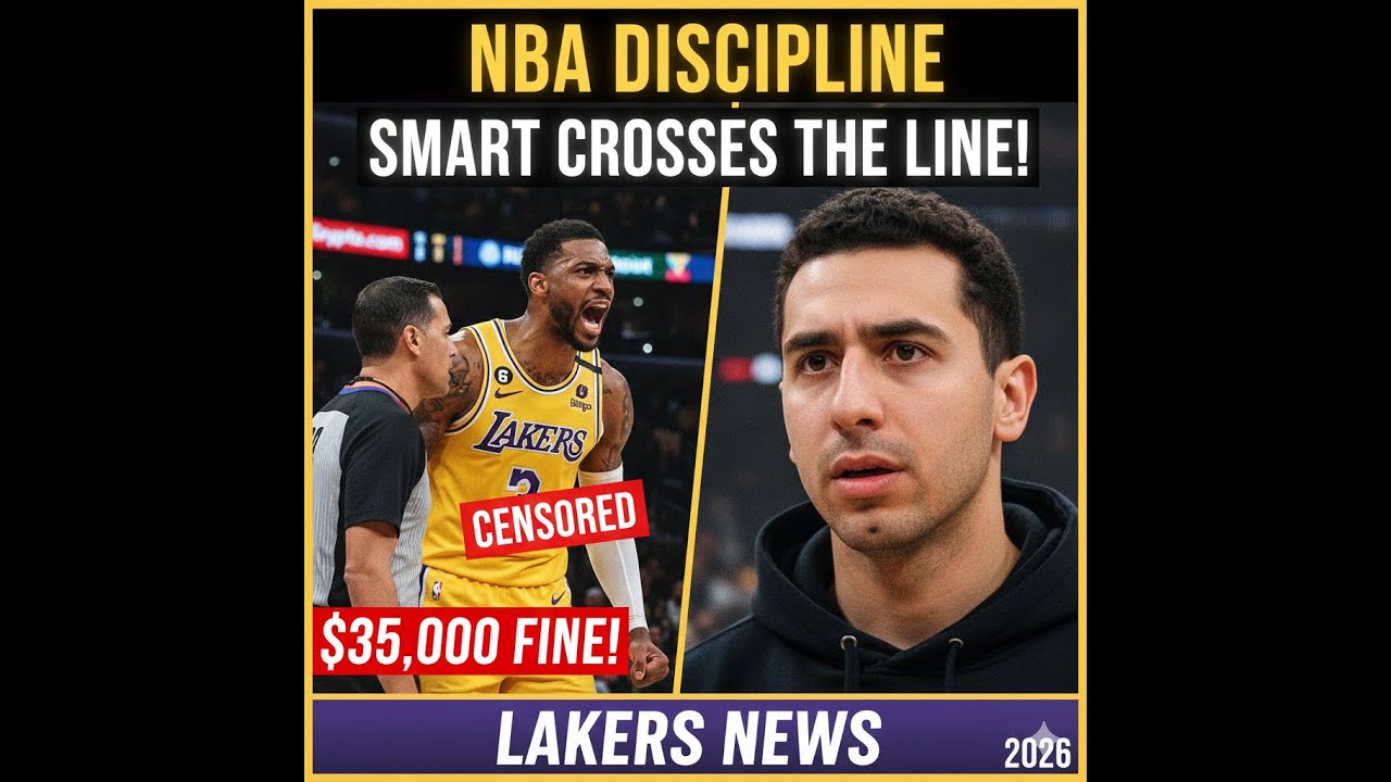 NBA Discipline: Marcus Smart Fined for Gesture at Official (INSANE BASKETBALL NEWS)