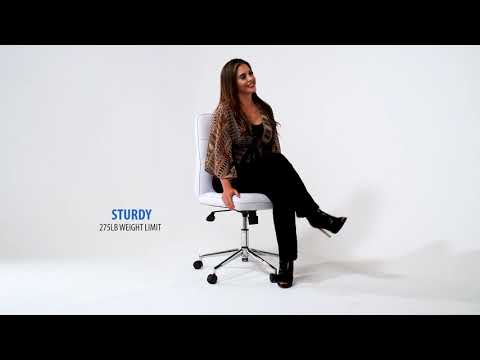 BLACK CARESSOFT PLUS CHAIR WITH CHROME BASE walkaround video