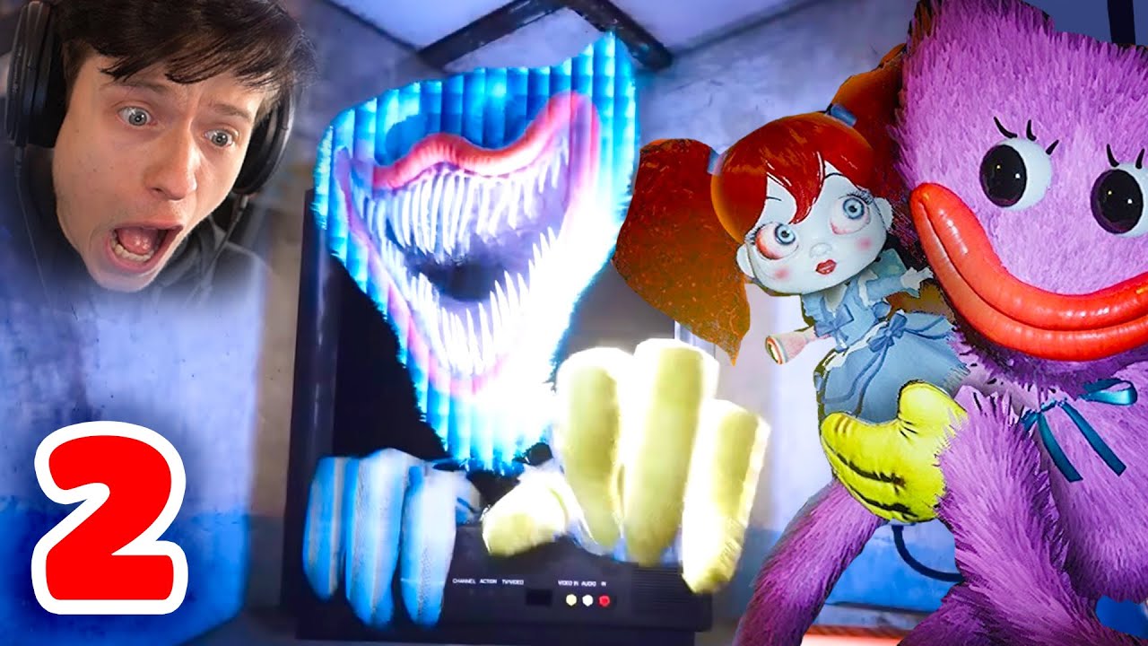 HUGGY WUGGY ESCE DALLA TV E POPPY E KISSY MISSY CONTRO CATNAP?! - POPPY PLAYTIME CAPITOLO 3 PARTE 2