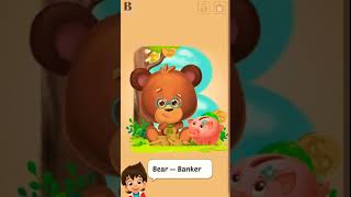 let's play — abc book. Letter B, 🐻 banker. (Android) screenshot 4