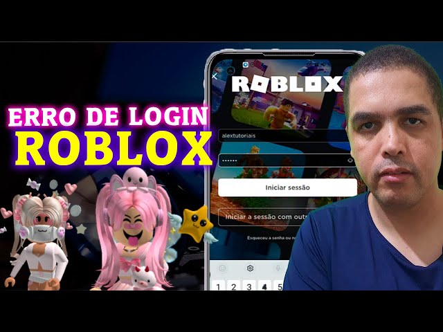Roblox algo deu errado, tente novamente mais tarde, Erro de login Roblox