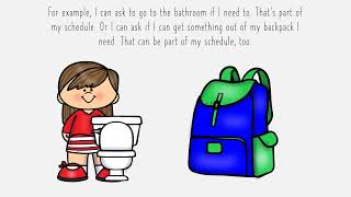 I can follow a schedule | Preschool Social Emotional Learning Story