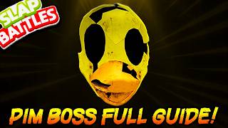 THE PIM BOSS FIGHT FULL DUNGEON GUIDE! - Slap Battles Roblox