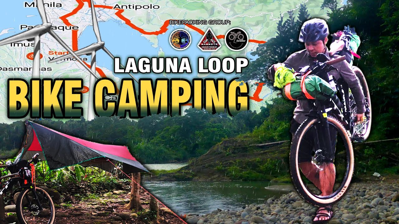 Bikepacking : Overnight Camping | Hammock & Tarp SetUp | Laguna Loop | Mammoth Empire | KaElly 230km